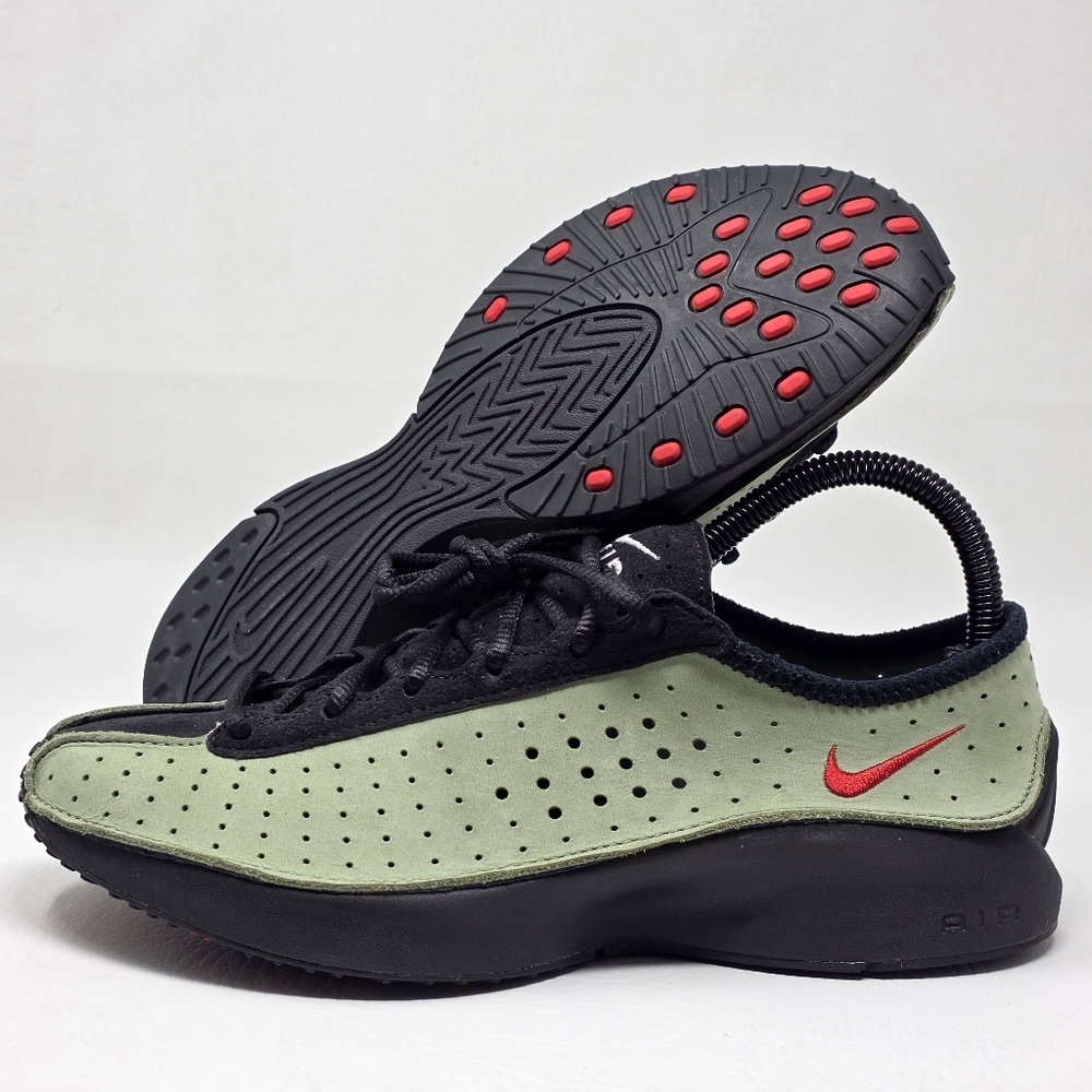 Nike Air Superfly Womens Sz 10 Sneakers HQ7955-302 Oil Green Olive Black Red New